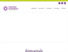 Tablet Screenshot of institutoecohabitar.org